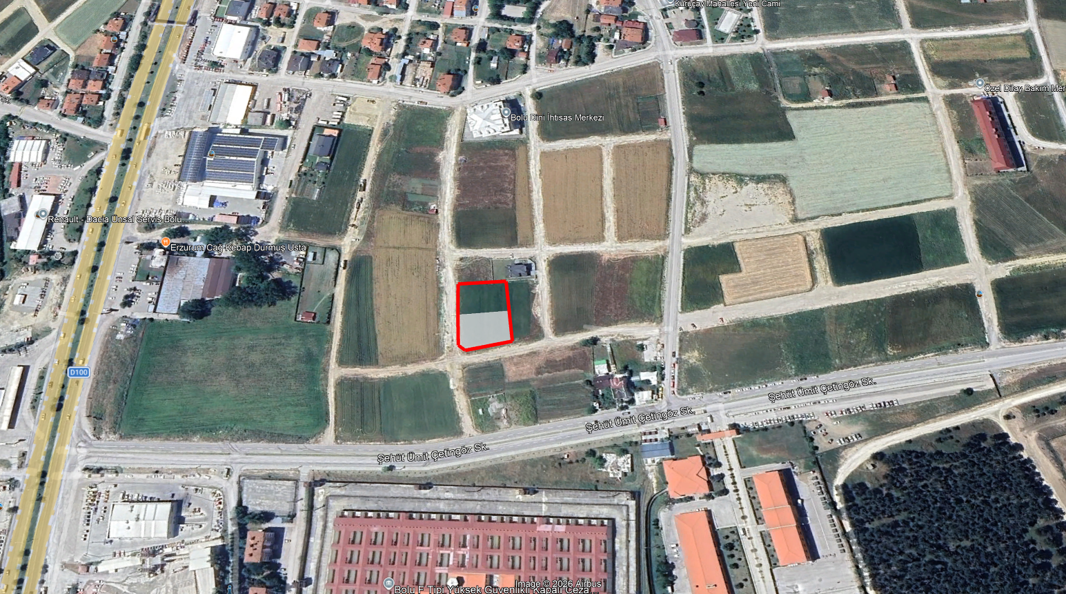 BOLU ÇIKINLAR MH.DE İMARLI KÖŞE PARSEL SATILIK ARSA (2 PARSEL)