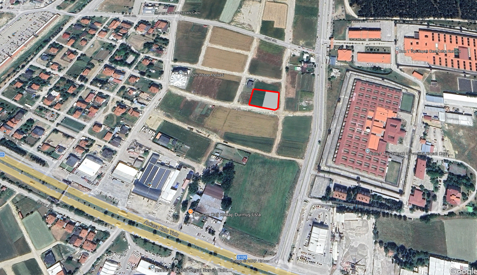 BOLU ÇIKINLAR MH.DE İMARLI KÖŞE PARSEL SATILIK ARSA (2 PARSEL)